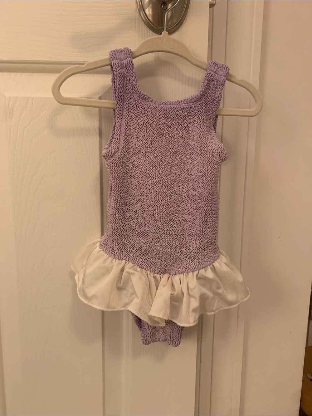 Hunza G Baby Lilac Bathing Suit